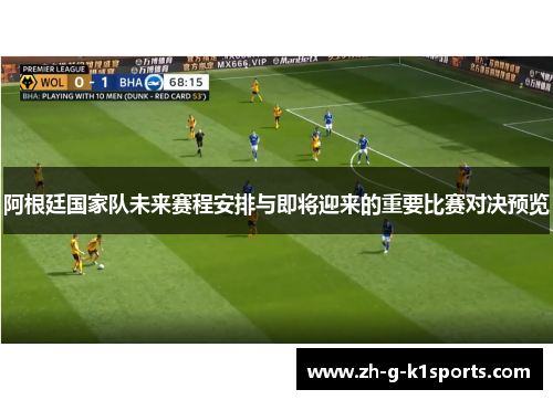 阿根廷国家队未来赛程安排与即将迎来的重要比赛对决预览