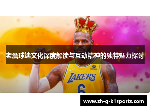 老詹球迷文化深度解读与互动精神的独特魅力探讨
